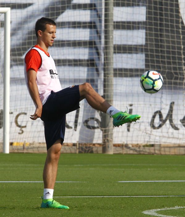 El primer entrenamiento de Neto