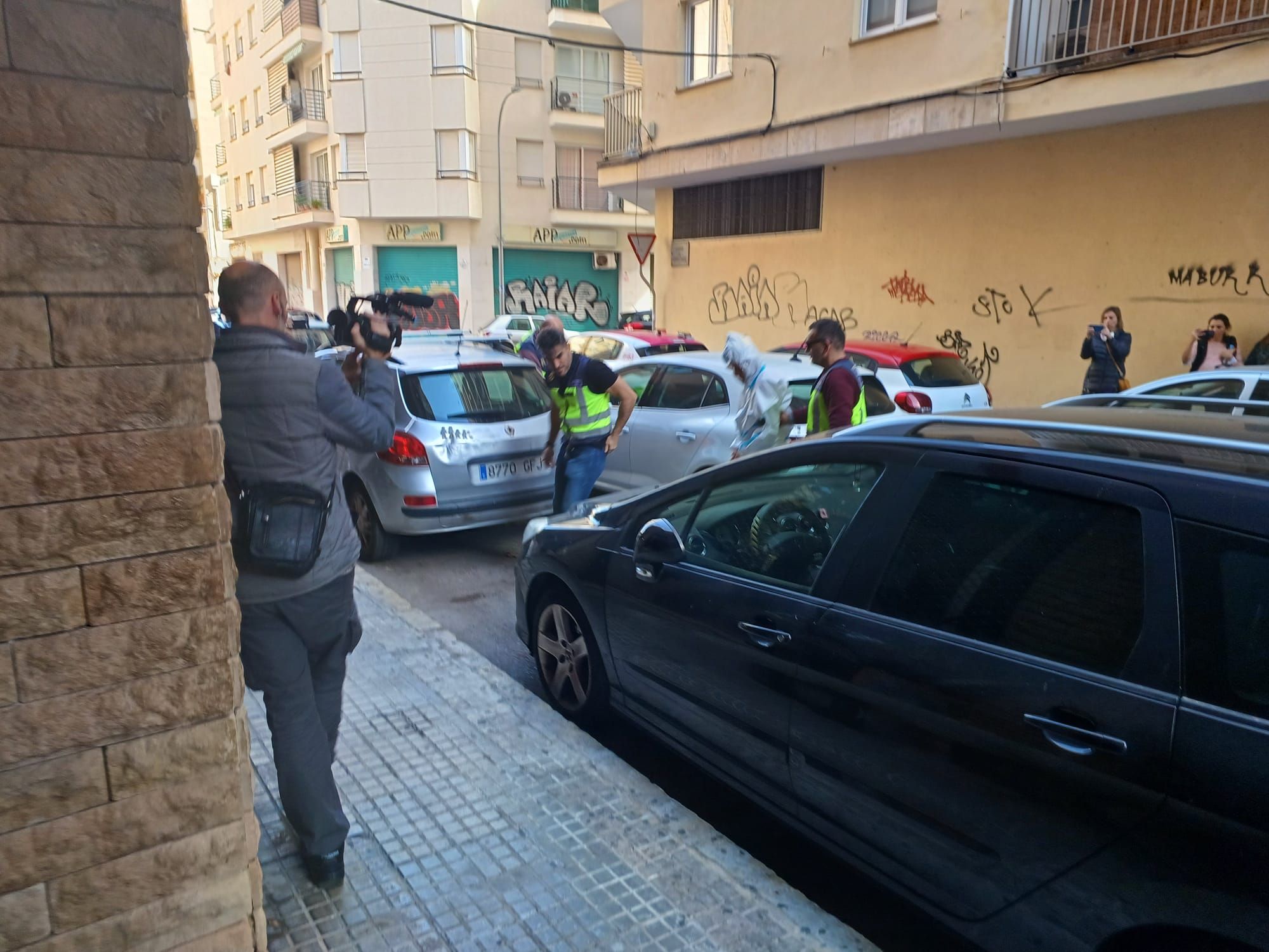 El detenido ha sido llevado al lugar donde han ocurrido los hechos