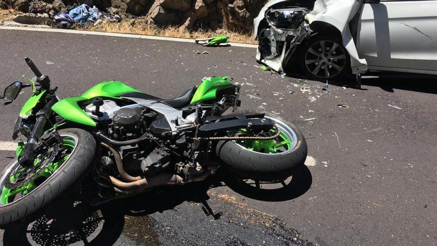 Nuevo accidente de moto en una de las carreteras más peligrosas de España