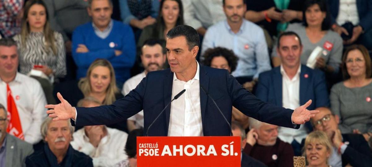 Sánchez, durante su intervención.
