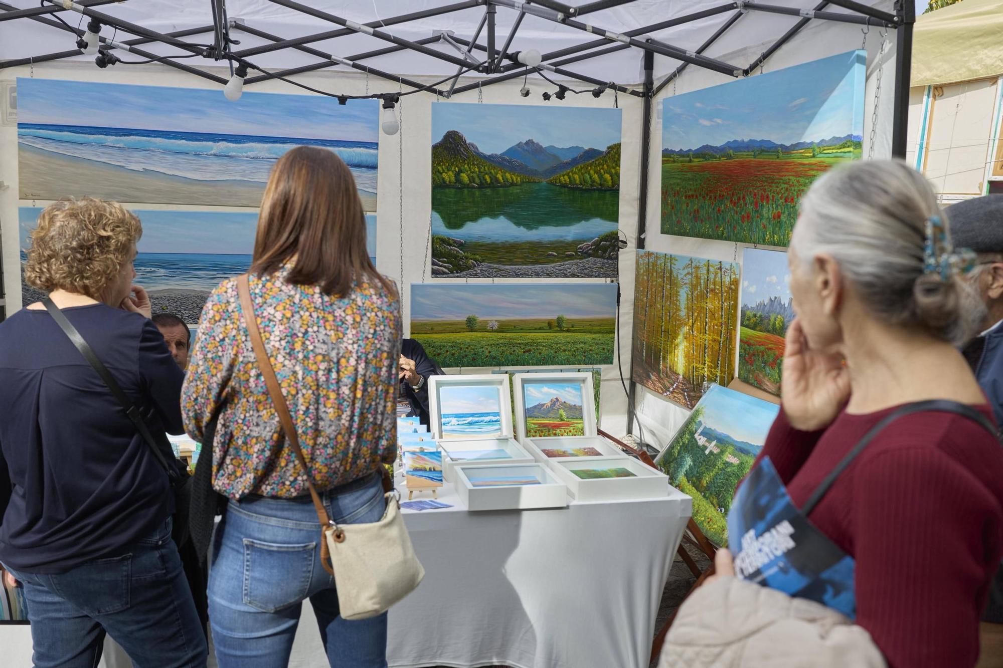 Les fotos de la Fira del dibuix i la pintura de Girona