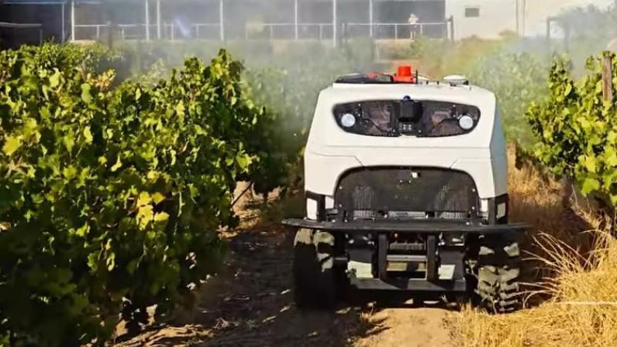 El robor sulfatador autónomo que se presenta mañana en Vilanova.