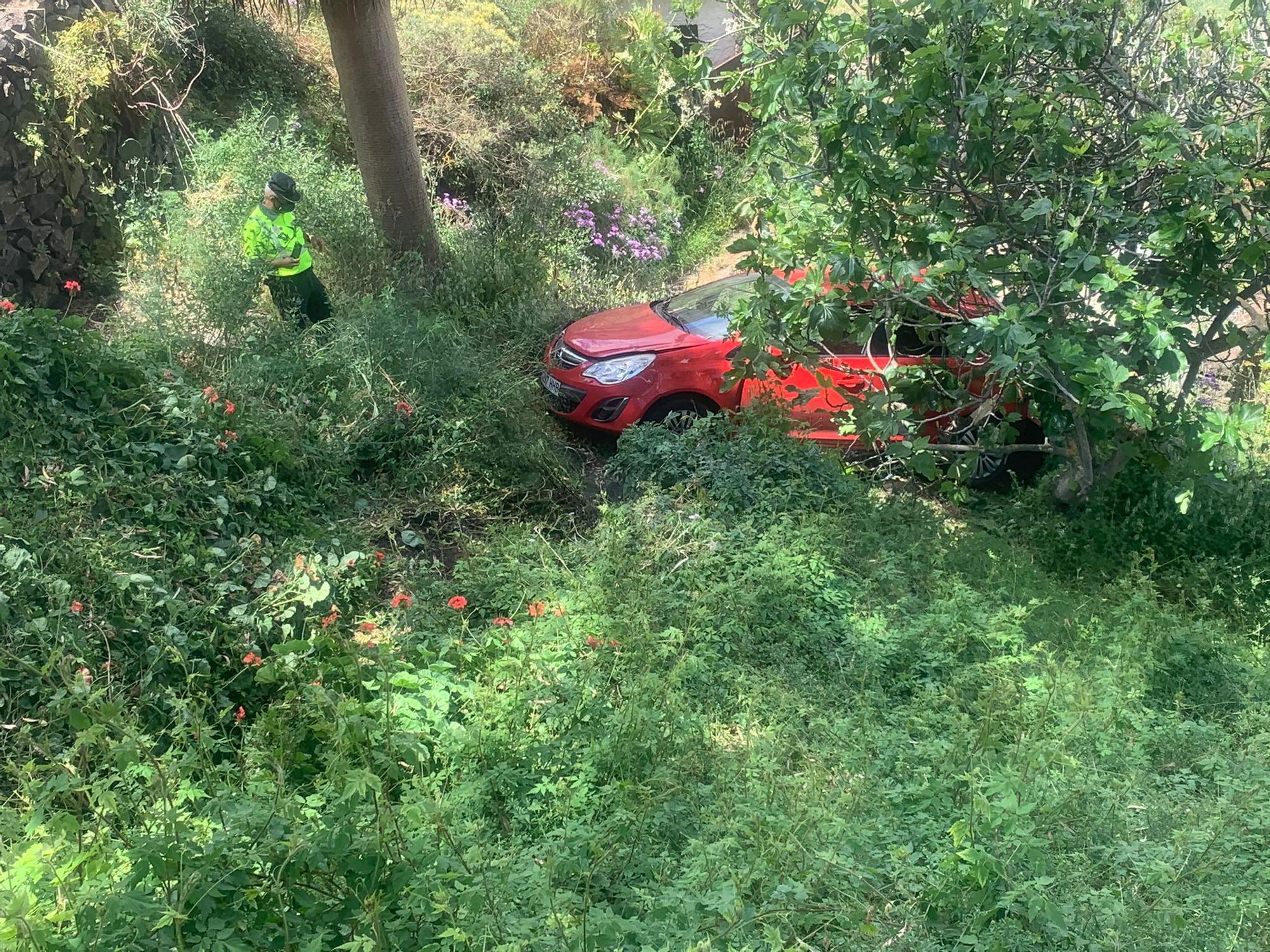 Accidente en la carretera de Teror