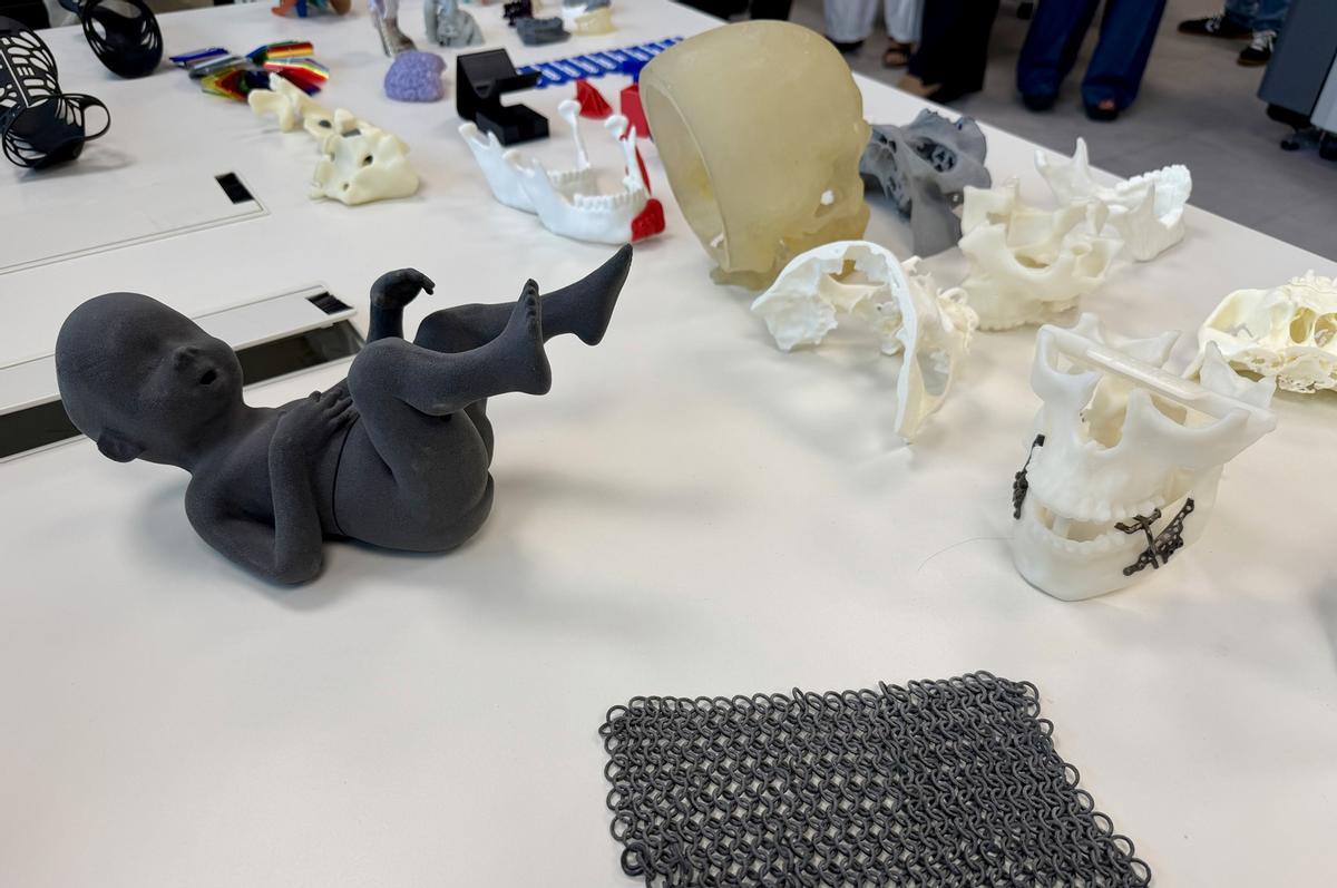 Prototipos para el ámbito sanitario creados mediante impresión 3D en la Incubadora del Consorcio de la Zona Franca.