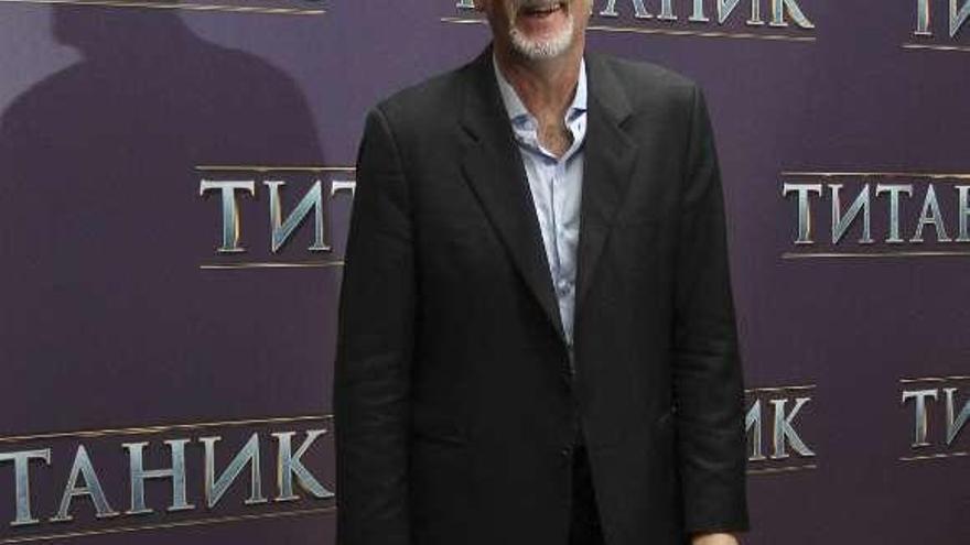 James Cameron, en un acto en Rusia. // Reuters