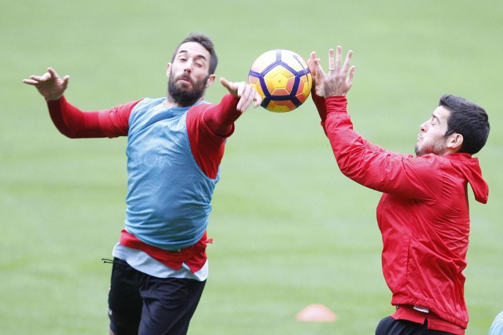 Entrenamiento del Sporting de Gijón