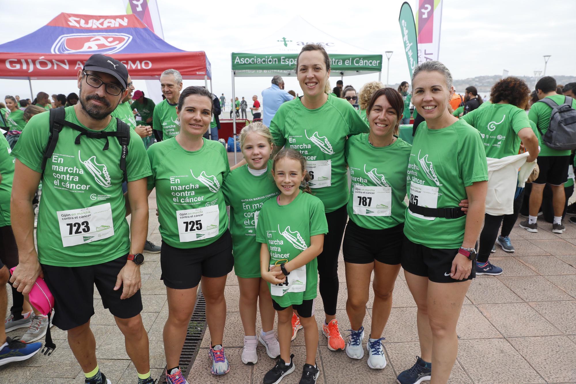 Marcha contra el cáncer en Gijón