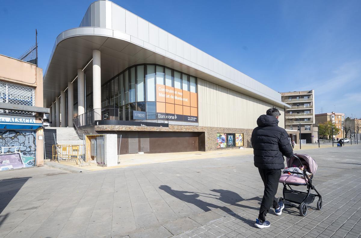 El nuevo mercado de Montserrat, en Nou Barris, una semana antes de su estreno