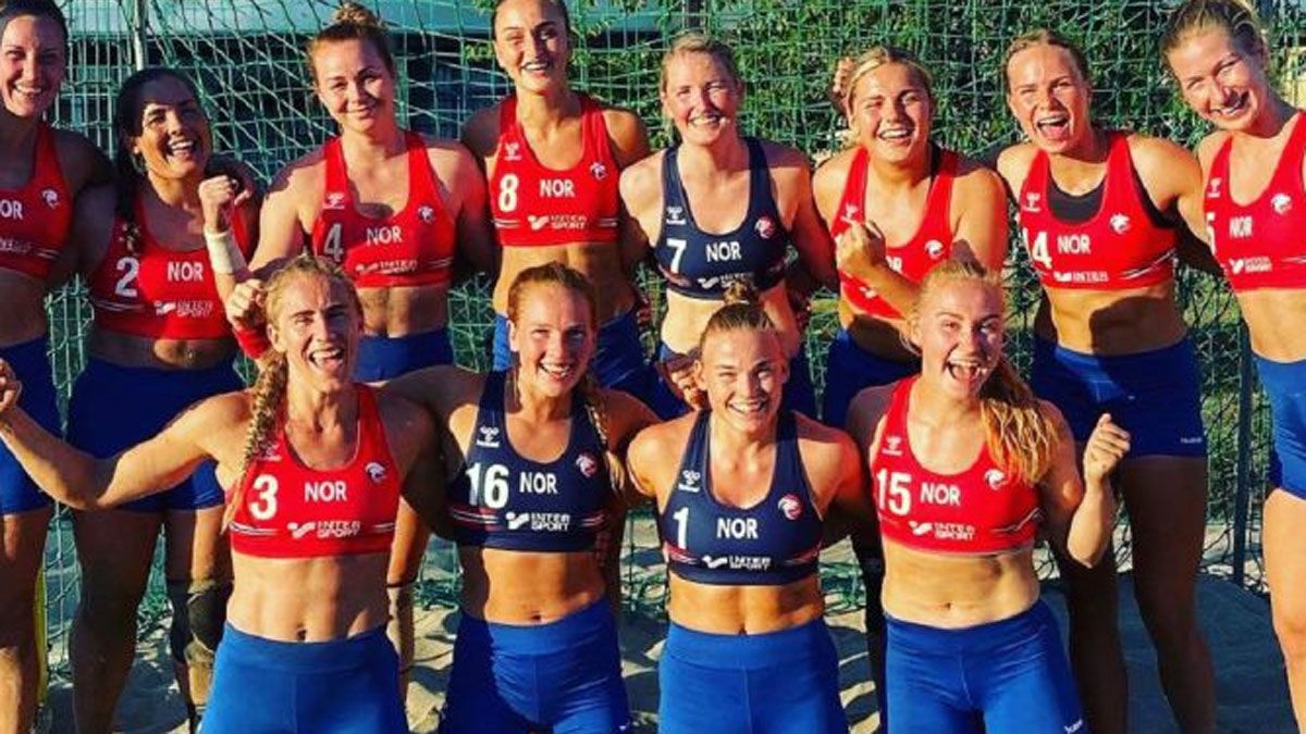 La selección noruega sancionada por no usar bikini