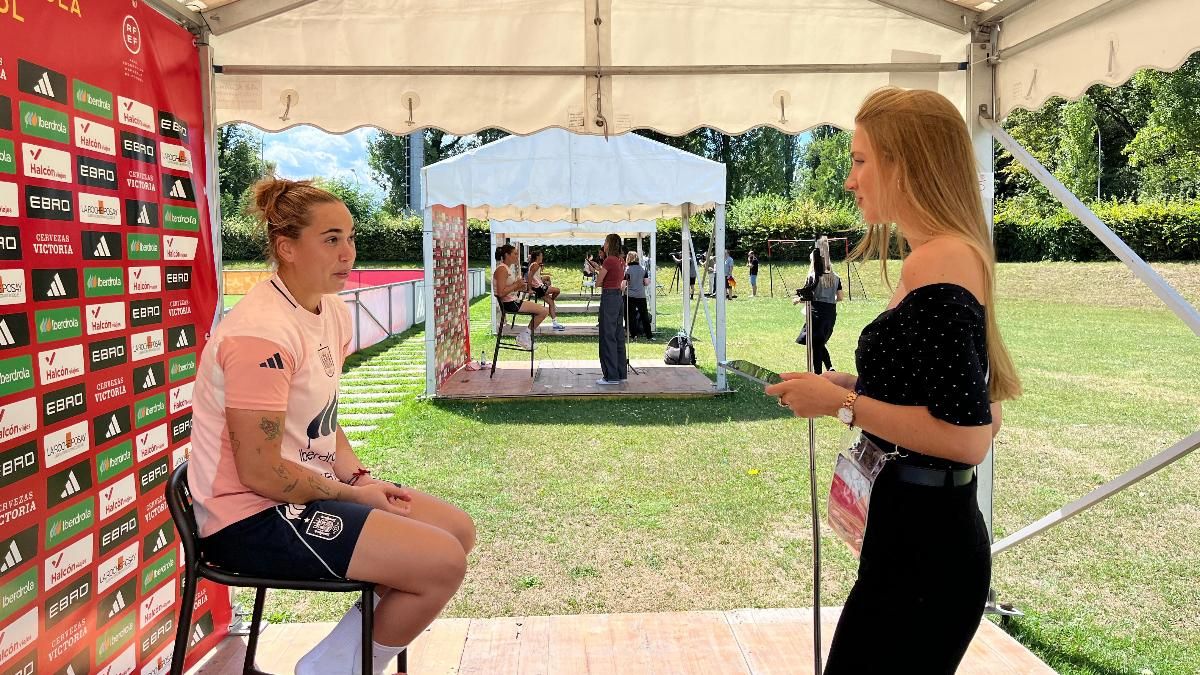 Cata Coll durante la entrevista con SPORT en Lausanne