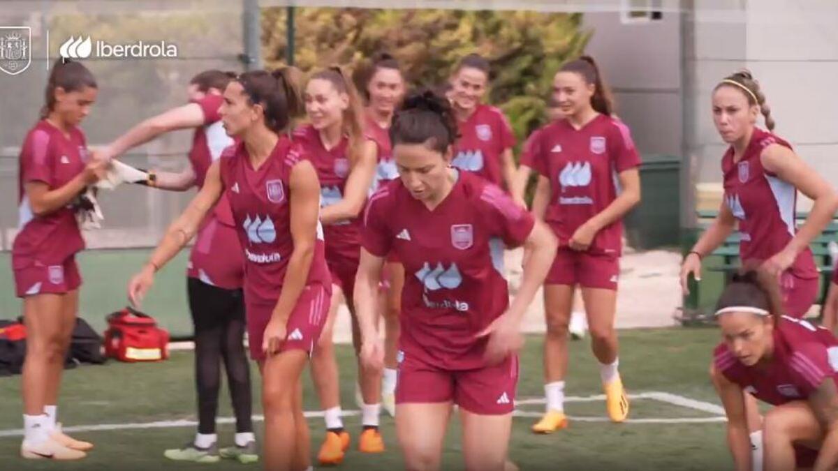 Entrenamiento seleccion española femenina