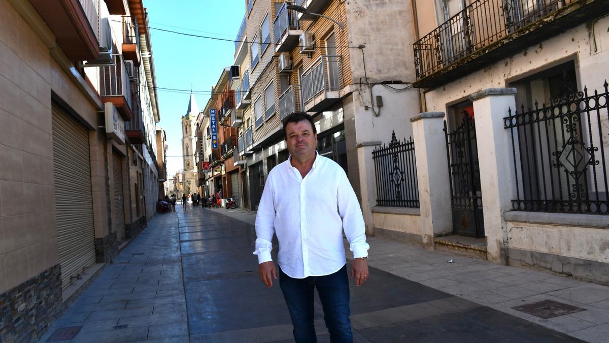 El alcalde de Zuera, Luis Zubieta, destaca el crecimiento que vive la localidad.