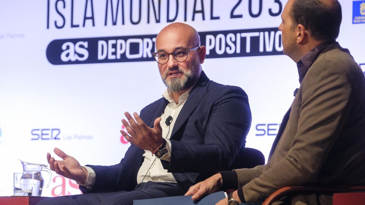 Aridany Romero, durante el encuentro de Ases en el Auditorio Alfredo Kraus.