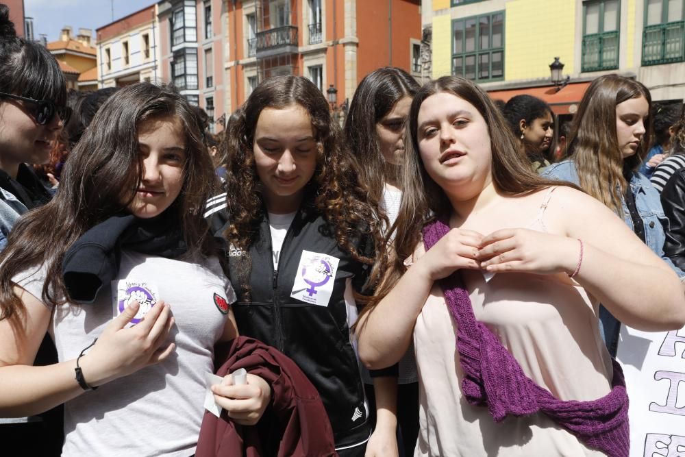 Manifestación en Gijón.