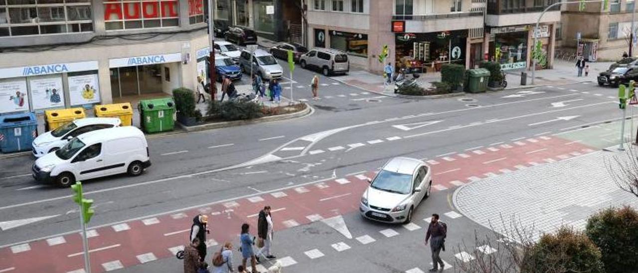 El atropello ocurrió en la céntrica calle Venezuela, en una zona no habilitada para cruzar.