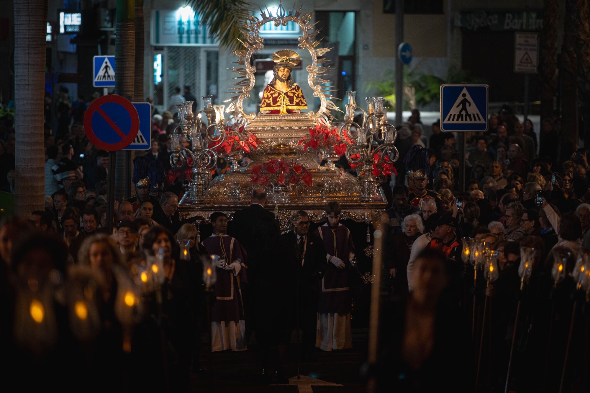 Procesión del Señor de las Tribulaciones del Martes Santo en Santa Cruz