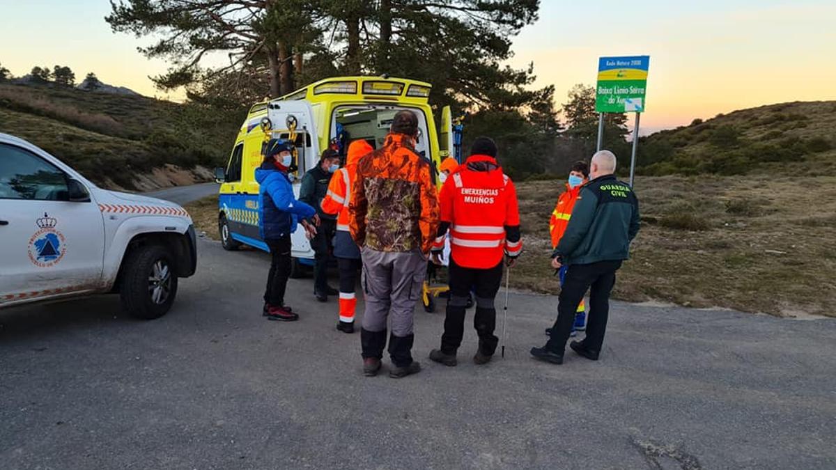 El hombre se precipitó al vacío mientras escalaba el coto de As Gralleiras