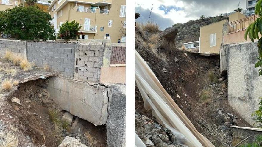 &quot;Grave peligro&quot; en Residencial Anaga: Santa Cruz declara la emergencia de una obra de contención