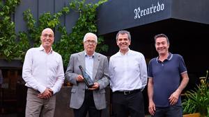 Miembros de la familia Recaredo: Josep Mata Caldú, Josep Mata Casanovas, Ton Mata Moliner y Jordi Mata Caldú.