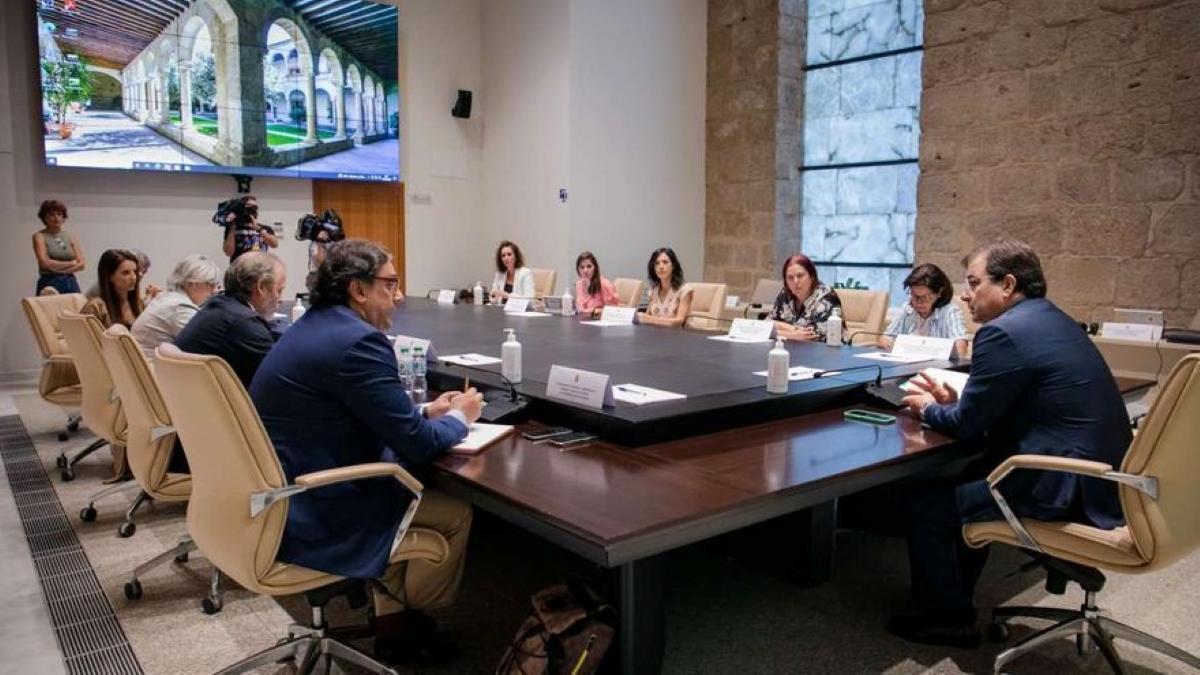 Una imagen del Consejo de Gobierno celebrado ayer, el primero presencial del mes de agosto.