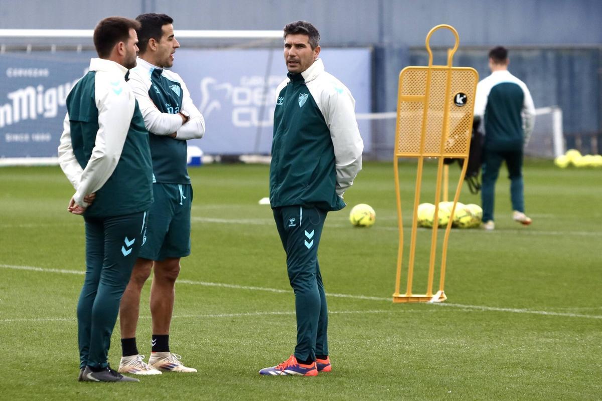 El Málaga CF volvió este lunes a los entrenamientos.