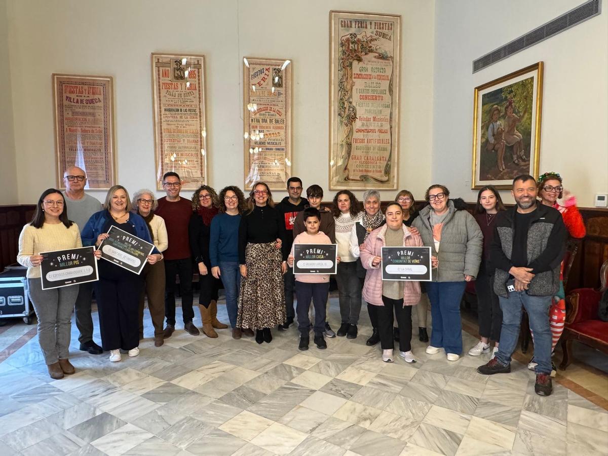 Sueca premia la creatividad en la iluminación navideña