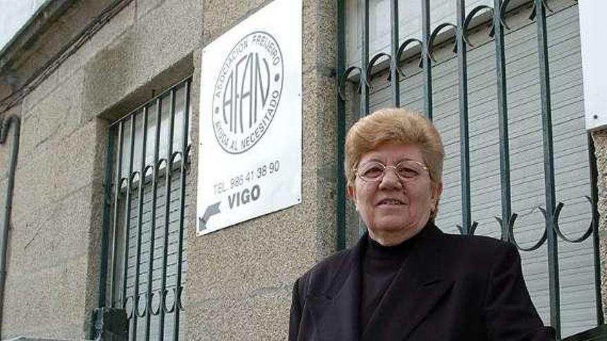 Hortensia González fundó AFAN en 1985.  // FdV