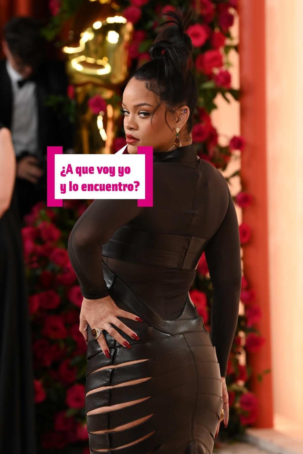 Rihanna en modo madre en los Premios Oscar 2023
