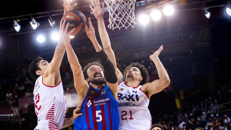 El Baxi Manresa assalta el Palau a la pròrroga i posa un peu a la Copa (95-96)