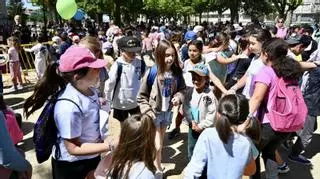 Dous milleiros de escolares gozan dunha xornada a prol do galego