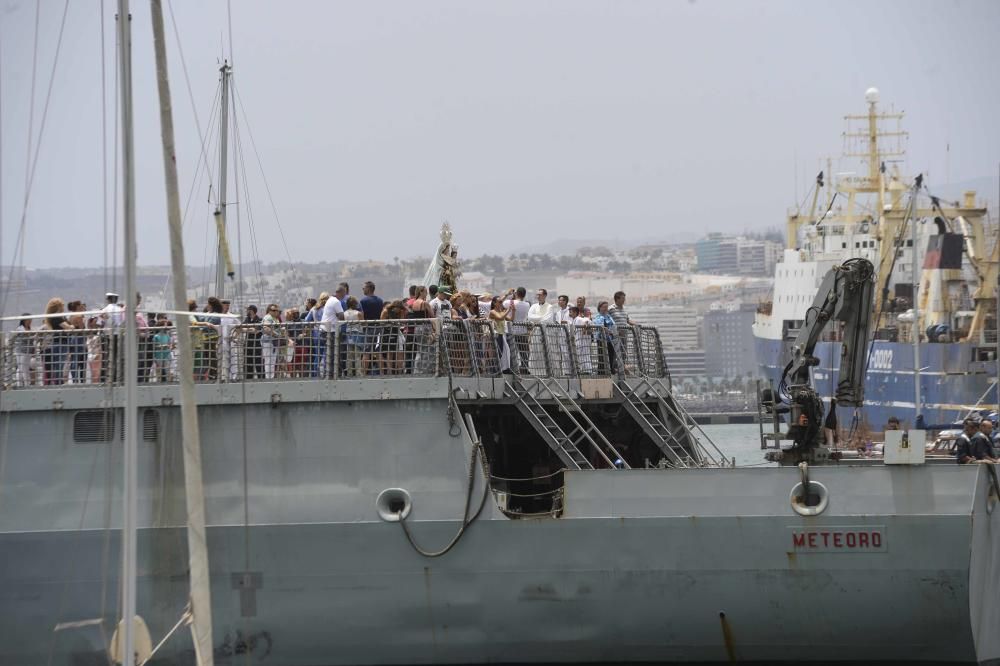 Procesión marítima de la Virgen del Carmen