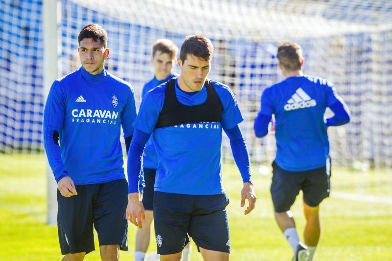 Sesión de entrenamiento del Real Zaragoza