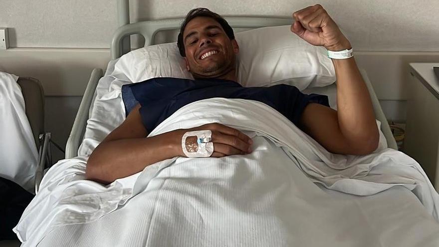 Rafa Nadal pasa revisión de su lesión en el psoas