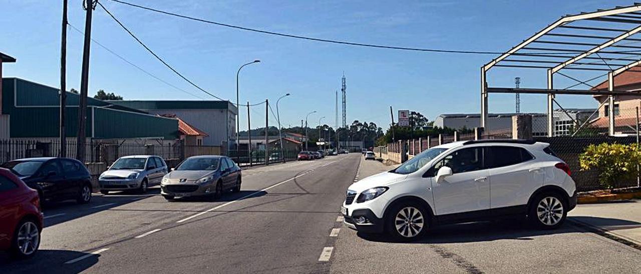 Polígono industrial de A Pedreira, en Meaño.