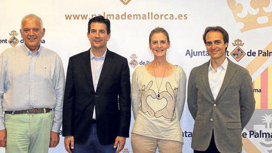 De izquierda a derecha, Vich, Gilet, Eichel y Gijón.