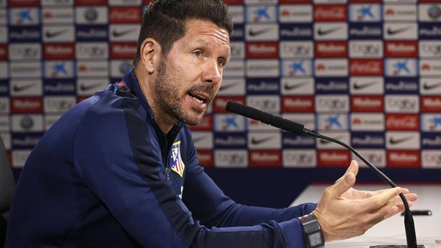 Simeone: &quot;Podemos acercarnos al Barça y eso siempre es ilusión&quot;