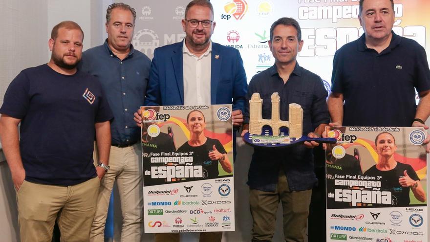 Mérida albergará un torneo internacional de pádel