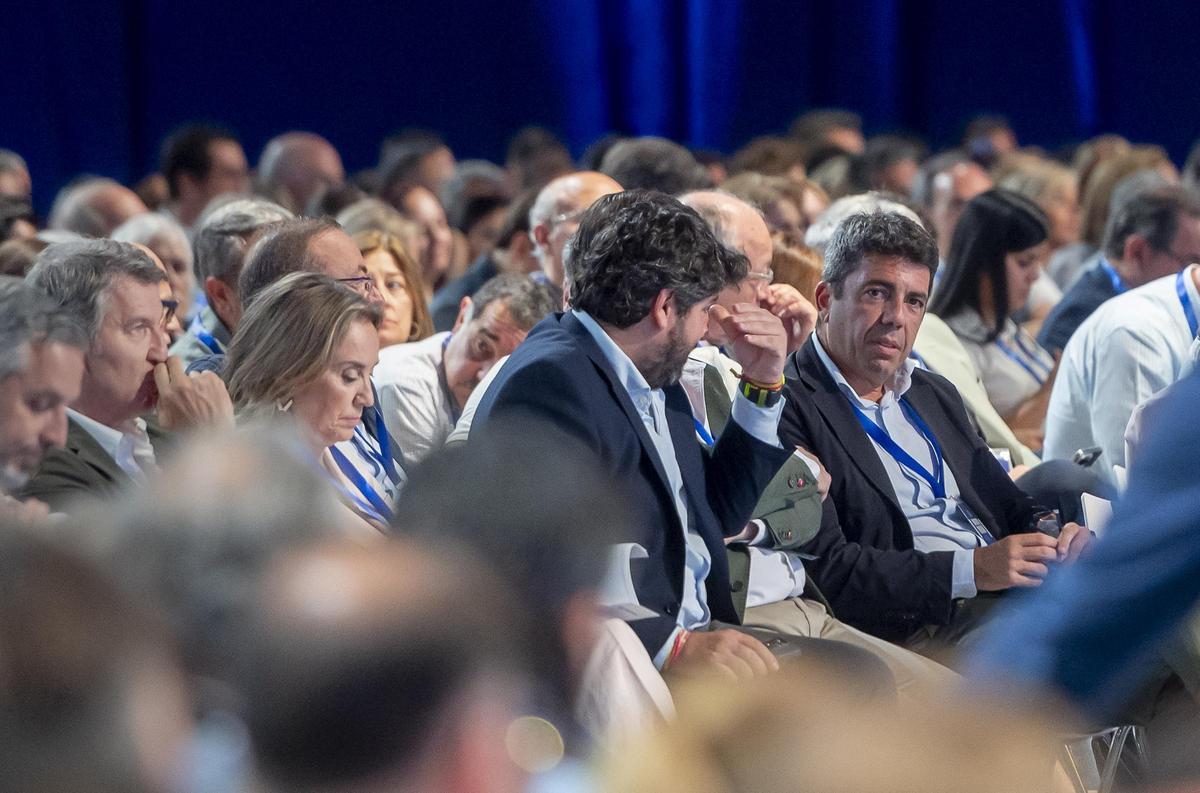 Mazón, en el congreso del PP.
