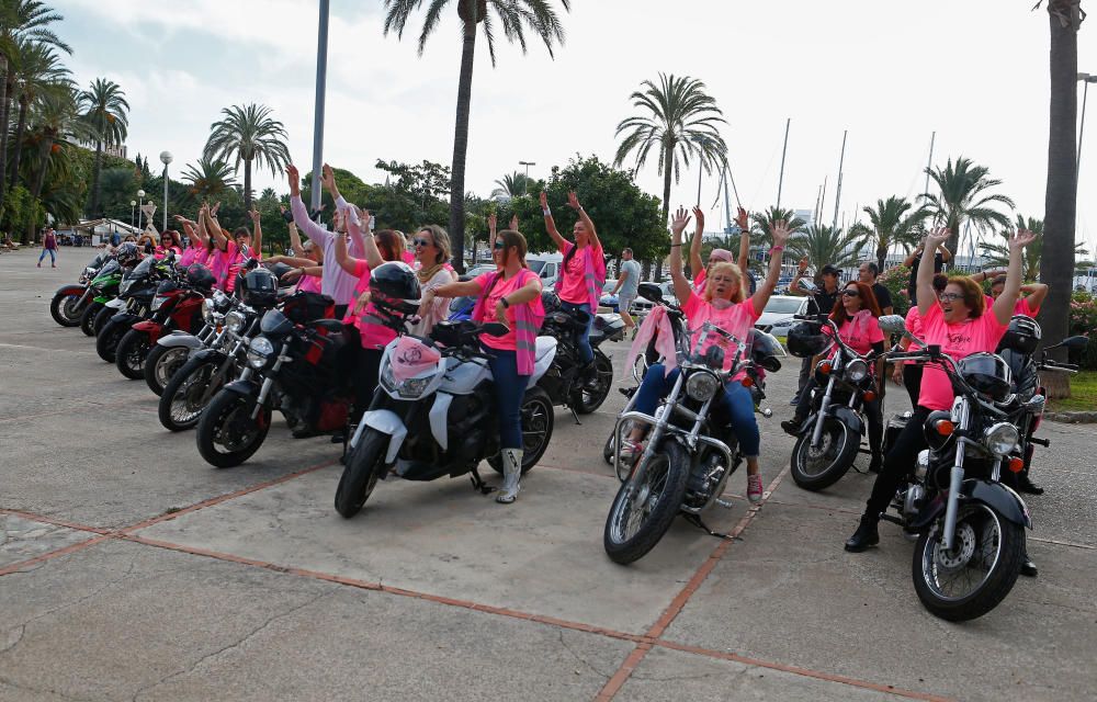 La gran ruta de chalecos rosas contra el cáncer de mama