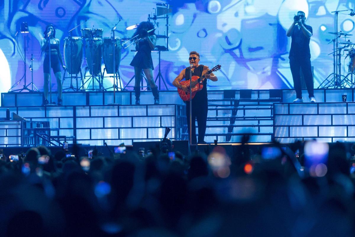 El concierto de Alejandro Sanz en Palma, en imágenes