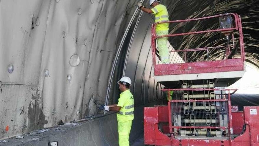 Los trabajos comenzaron en la estructura de Montealegre. // S.A.