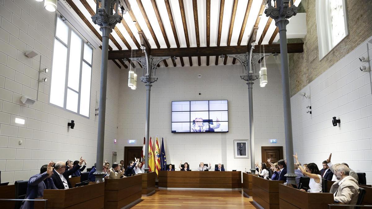 Pleno de la Diputación Provincial de Zaragoza