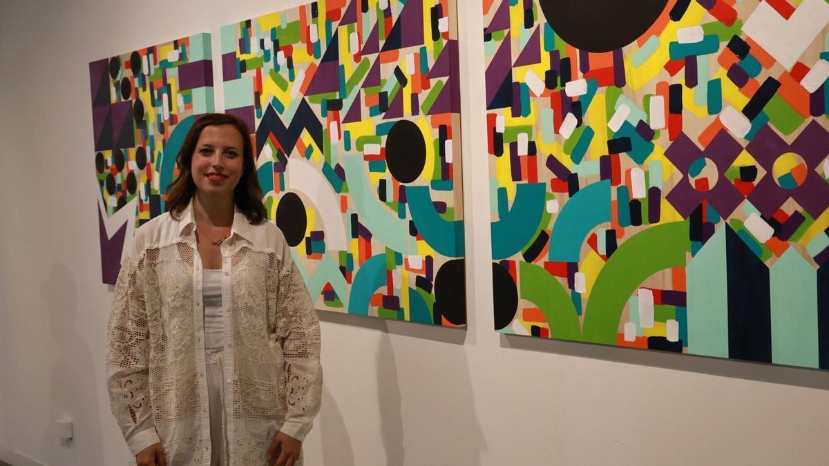 La artista viguesa Vanesa Álvarez.