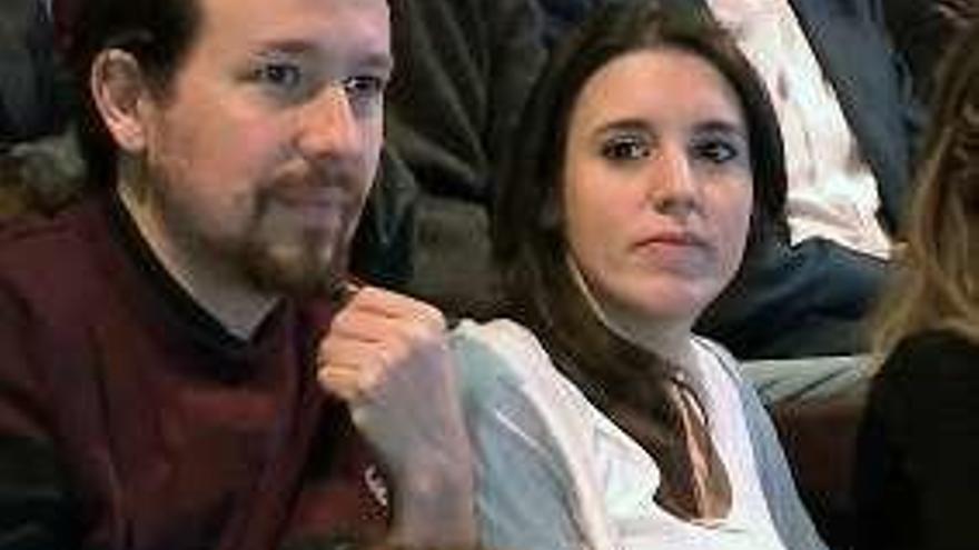 Pablo Iglesias e Irene Montero