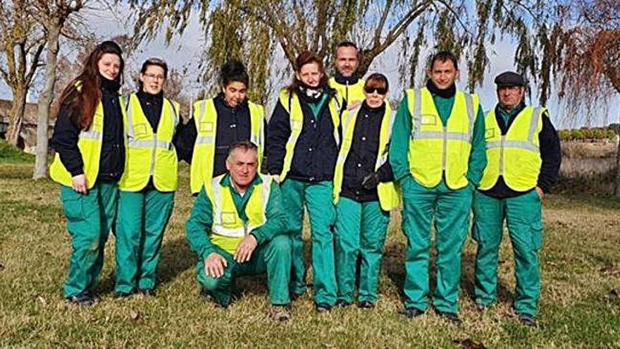 El programa de formación en El Cubo adecentará zonas verdes del pueblo