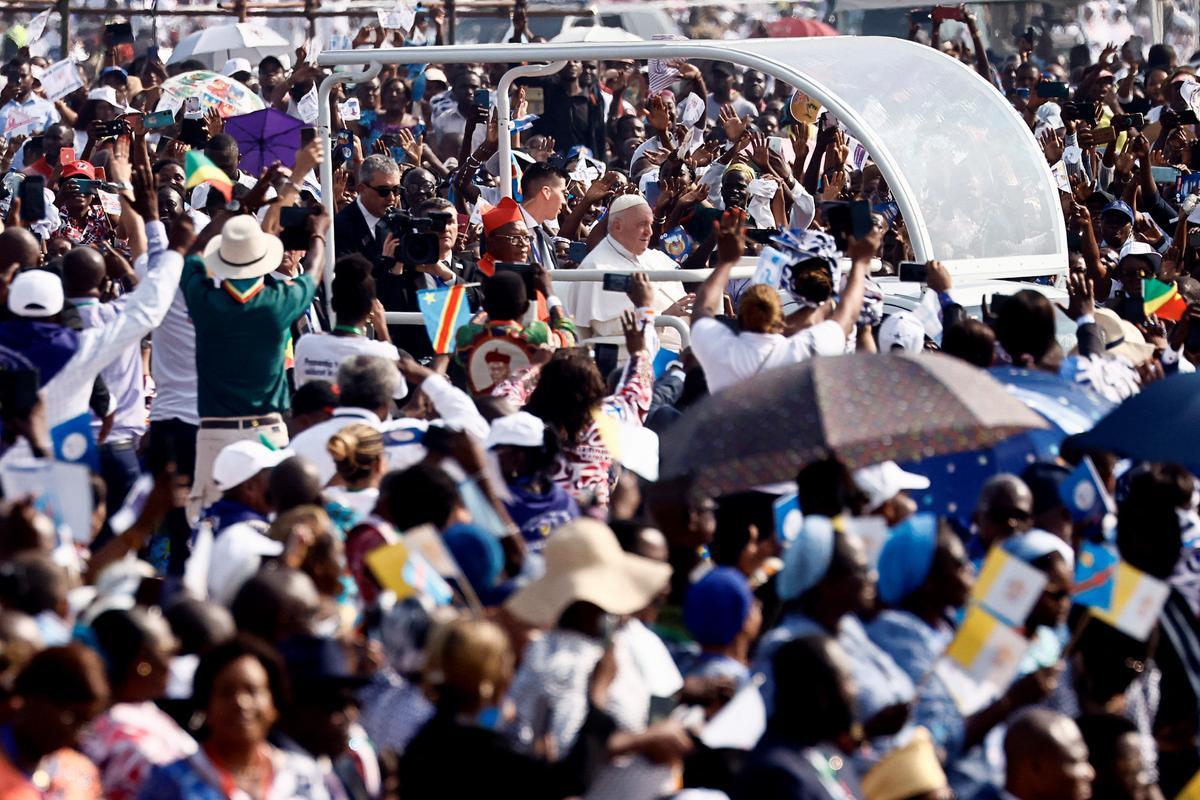 La visita del papa Francisco en el Congo