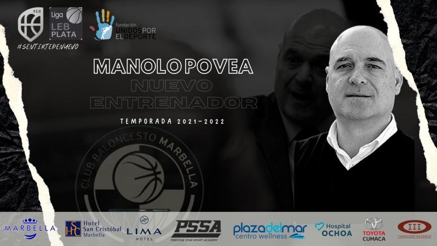 Manolo Povea, nuevo entrenador del CB Marbella