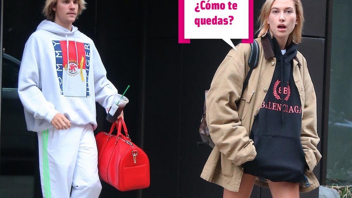 Justin Bieber y Hailey Baldwin por la calle