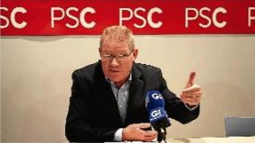 El primer secretari del PSC de Girona, Juli Fernández.