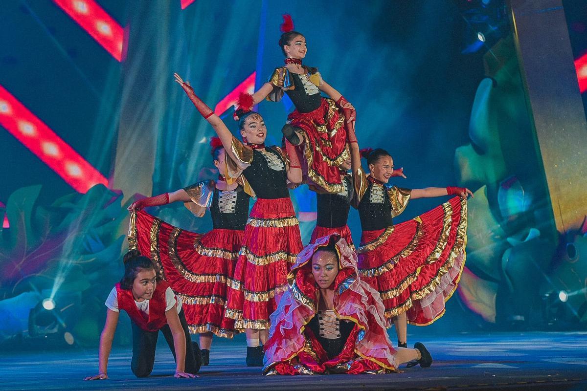 Festival coreográfico del carnaval de Maspalomas.